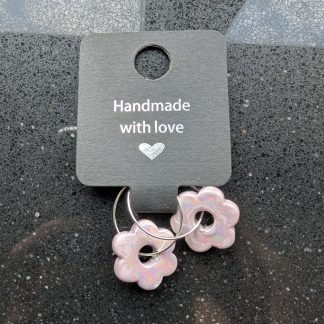 Old pink flower bangels