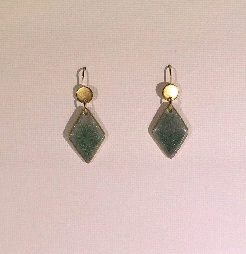 Sparkly jadegreen hangers