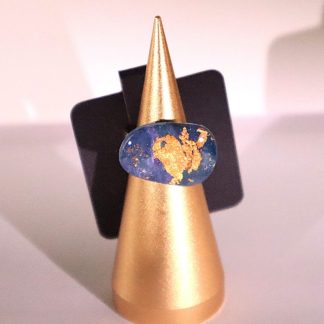 Faux Lapis Lazuli Ring