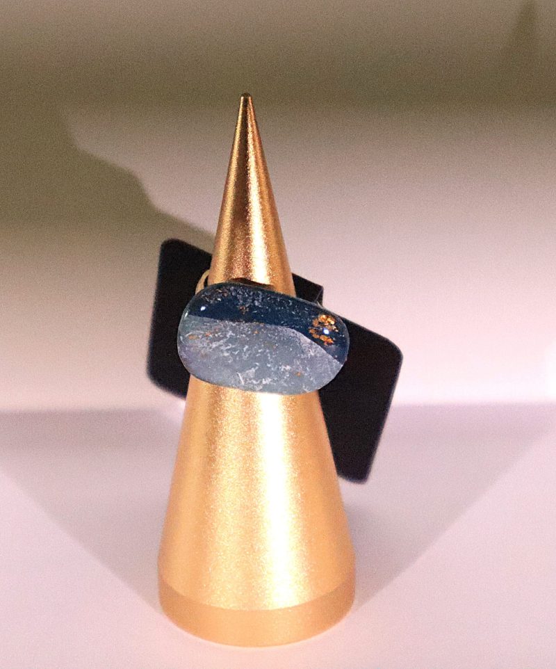 Gold&blue ring