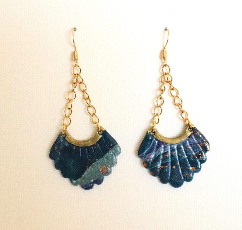 Aztec blue&gold hangers