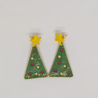 Fun Christmas tree bangels