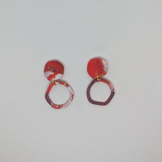 Purple and red hangers