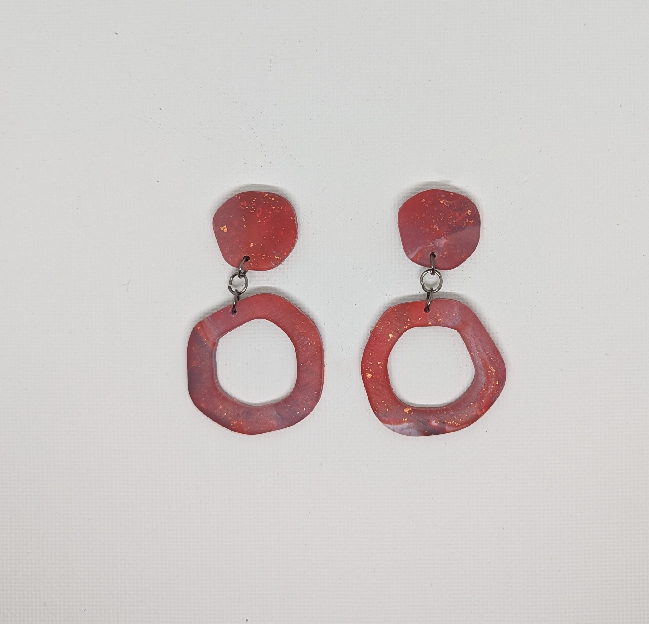 Purple and red hangers