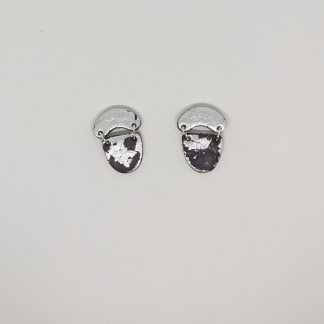 Silver and black hangers